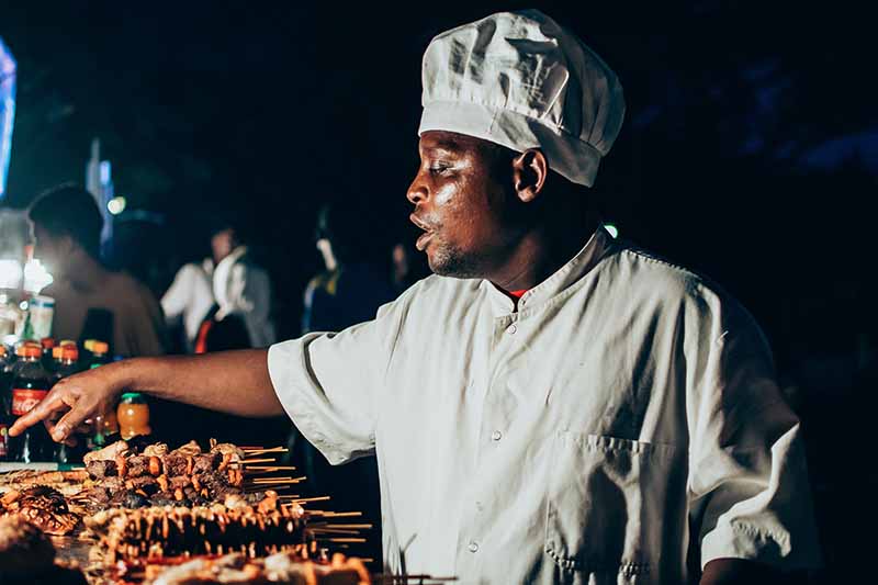 Forodhani Food Market at Night