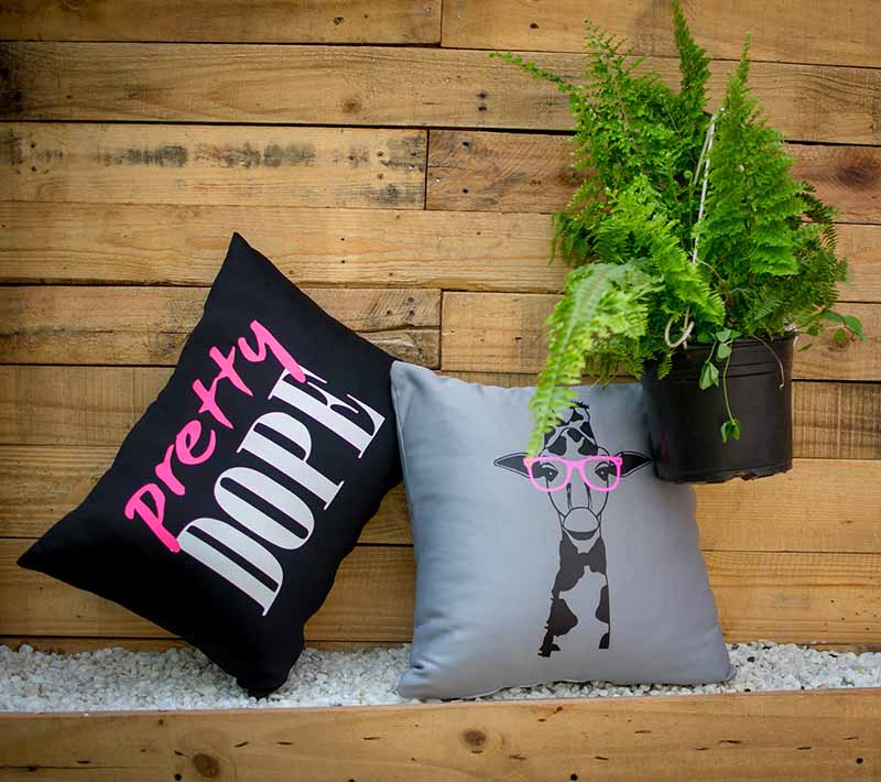 New space Throw Pillows