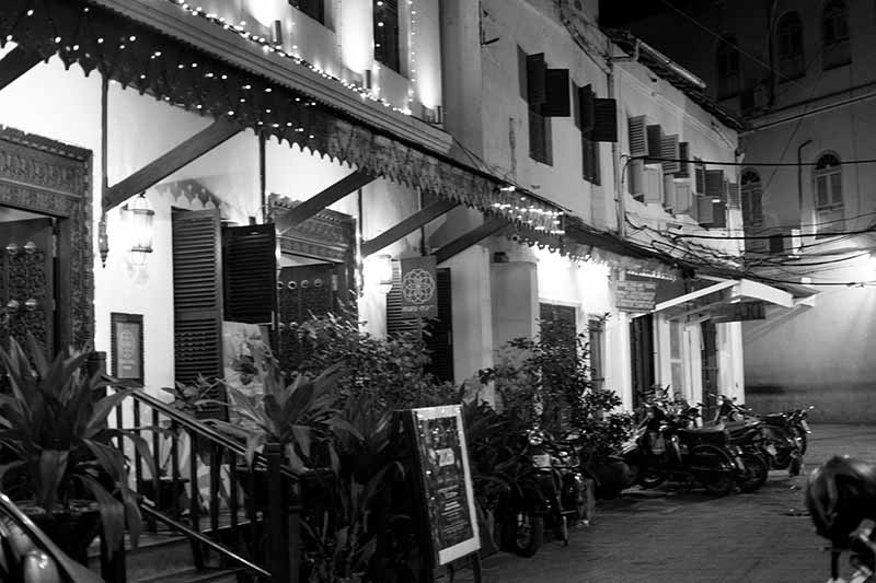 Stone Town at night, Zanzibar