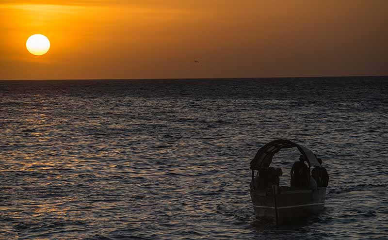 Sunset in Zanzibar